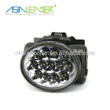 Durable 13LED rechargeable head torch